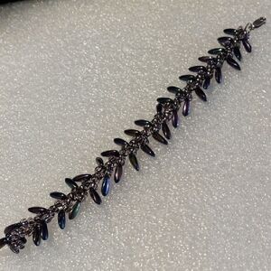 925 Iridescent Beaded Bracelet